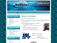 Tablet Screenshot of nationalsafe.com